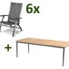 HARTMAN Silencio / Primo Sitzgruppe, Xerix/natur, Alu/Teak, 6 Multipo, 220x100cm, FSC-Teak Tischplatte -Warmer Garten 23142 1.jpg