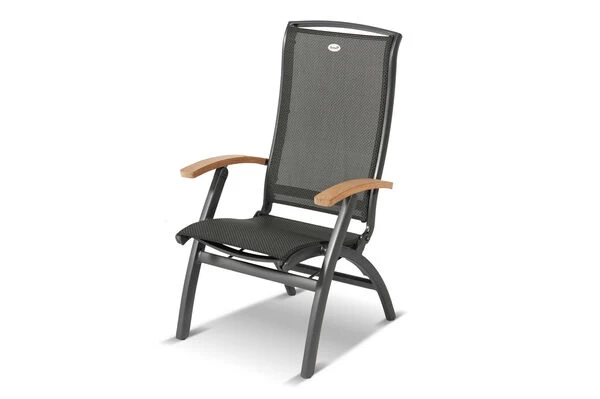 HARTMAN Xanadu / Da Vinci Sitzgruppe, Xerix/natur, Alu/Teak/Glaskeramik, 6 Dining Sessel, 2 Multipo, 160/220x100cm, FSC-Teak Armlehnen 6 HARTMAN Xanadu / Da Vinci Sitzgruppe, Xerix/natur, Alu/Teak/Glaskeramik, 6 Dining Sessel, 2 Multipo, 160/220x100cm, FSC-Teak Armlehnen – Bild 4