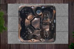 OUTTECH Osiris Whirlpool, Kupfer/braun, 190x190x78cm / 1200 L, 3 Pers., LED Light, LCD Balboa Anzeige -Warmer Garten 23339 3.jpg