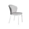 OUTFLEXX® Dining Sessel, Weiß/grau, Alu/Sling-Textilene, 58x58x82 cm