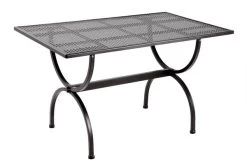 MBM Romeo Esstischgarnitur, Marone, Schmiedeeisen Verzinkt, Tisch 125 X 75 Cm, 4x Sessel -Warmer Garten 23360 3.jpg