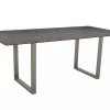 STERN Esstisch, Graphit, Aluminium, 200x100 Cm, Mit Tischplatte Silverstar 2.0 Dekor Zement -Warmer Garten 23409 1.jpg