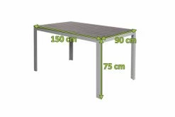 OUTFLEXX Premium Abdeckhaube Für Tische, Schwarz, Polyester, 155 X 92 X 72 Cm, Wasserbeständig, Integriertes Zugband -Warmer Garten 23410 5.jpg