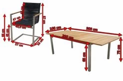 OUTFLEXX Premium Abdeckhaube Für Sitzgruppe, Schwarz, Polyester, 305 X 180 X 80 Cm, Wasserbeständig, Integriertes Zugband -Warmer Garten 23422 5.jpg