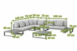 OUTFLEXX Premium Abdeckhaube Für Ecklounge, Schwarz, Z.B. 21820, 300 X 300 X 50 Cm, Wasserbeständig, Integriertes Zugband -Warmer Garten 23427 5.jpg