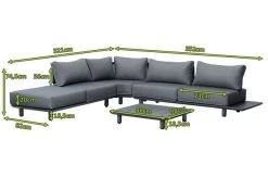 OUTFLEXX Premium Abdeckhaube Für Ecklounge, Schwarz, Z.B. 21806, Polyester, 355 X 325 X 70 Cm, Wasserbeständig 11 OUTFLEXX Premium Abdeckhaube Für Ecklounge, Schwarz, Z.B. 21806, Polyester, 355 X 325 X 70 Cm, Wasserbeständig -Warmer Garten 23428 5.jpg