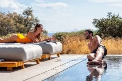 OUTFLEXX Icon Beistelltisch, Natur, Teakholz, 204 X 30 X 14 Cm, Passend Zu Icon Loungeliege -Warmer Garten 23438 7.jpg