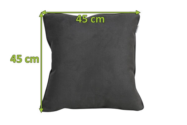 OUTFLEXX Dekokissen, Suede Grey, Sunbrella, 45 X 45 Cm, Bei 40 °C Waschbar, Z.B. Passend Zu Lounge 21845 4 OUTFLEXX Dekokissen, Suede Grey, Sunbrella, 45 X 45 Cm, Bei 40 °C Waschbar, Z.B. Passend Zu Lounge 21845 – Bild 2