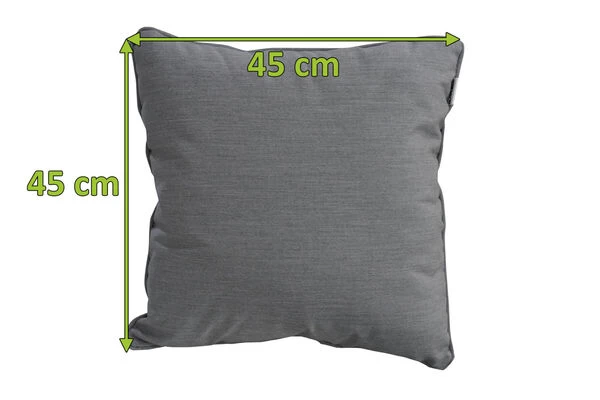 OUTFLEXX Dekokissen, 3756 Lead Chine, Sunbrella, 45 X 45 Cm, Bei 40 °C Waschbar, Z.B. Passend Zu Lounge 21845 4 OUTFLEXX Dekokissen, 3756 Lead Chine, Sunbrella, 45 X 45 Cm, Bei 40 °C Waschbar, Z.B. Passend Zu Lounge 21845 – Bild 2
