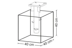 Schneider® SCHNEIDER Universal-Bodenplatte Für Sonnenschirme, Silber, Stahl Verzinkt, 16 X 16 X 40 Cm -Warmer Garten 2664 06.jpg