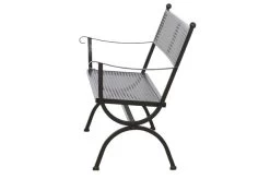 MBM Bank Romeo, Marone, Schmiedeeisen Verzinkt, Pulverbeschichtet, 2-Sitzer, 122x90x62 Cm 9 MBM Bank Romeo, Marone, Schmiedeeisen Verzinkt, Pulverbeschichtet, 2-Sitzer, 122x90x62 Cm -Warmer Garten 2 10887.jpg