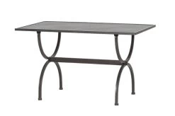 MBM Romeo Esstisch, Marone, Schmiedeeisen Verzinkt,pulverbeschichtet, 125x75x73 Cm -Warmer Garten 2 10900 3.jpg