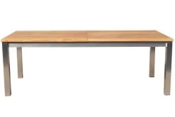 OUTFLEXX Ausziehtisch, FSC-Teakholz/Edelstahl, Plattenstärke 30mm, 220/340x100cm -Warmer Garten 2 13486.jpg