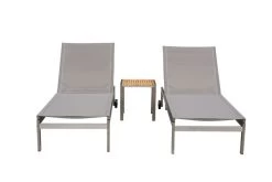 OUTFLEXX 2er-Set Rollliege, Taupe, Edelstahl/Teak, 212x71x36cm, Mit Beistelltisch 45x45cm -Warmer Garten 2 14171.jpg