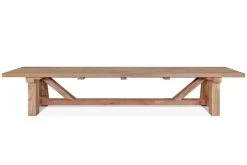 OUTFLEXX Gartenbank XXL, Natur, Recyceltes FSC®-Teakholz, 220x40cm, Rustikal Gebürstet -Warmer Garten 2 15865.jpg