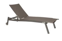 STERN Allround Rollenliege, Silber/taupe, Edelstahl/Textil, 200x71x38 Cm, Verstellbare Rückenlehne -Warmer Garten 2 15897 1.jpg