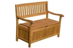 Ploß Aufbewahrungsbank, FSC-Akazie, 107 X 59 X 90 Cm, Inkl. Zinkbeschlägen -Warmer Garten 2 16526.jpg