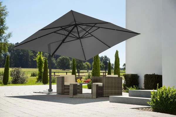 Schneider® SCHNEIDER Rhodos Grande Ampelschirm, Anthrazit, Rechteckig, 400 X 300 Cm 4 Schneider® SCHNEIDER Rhodos Grande Ampelschirm, Anthrazit, Rechteckig, 400 X 300 Cm – Bild 2