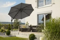 Schneider® SCHNEIDER Rhodos Eco Twist Ampelschirm, Anthrazit, Rund, Ø 300 Cm -Warmer Garten 2 16622.jpg