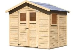 KARIBU Gartenhaus Dalin 1, Fichtenholz 14 Mm, Naturbelassen, Ca. 4,4 M² -Warmer Garten 2 17838.jpg