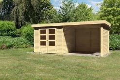 KARIBU Gartenhaus Askola 3,5, Fichtenholz 19 Mm, Flachdach -Warmer Garten 2 17992 5.jpg