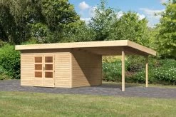 KARIBU Gartenhaus Northeim 5, Fichtenholz 38 Mm, Pultdach -Warmer Garten 2 18028 11.jpg