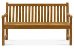 OUTFLEXX Ontario 3-Sitzer Gartenbank, Natur, Teakholz, 150x62x92cm, Fein Geschliffen 8 OUTFLEXX Ontario 3-Sitzer Gartenbank, Natur, Teakholz, 150x62x92cm, Fein Geschliffen -Warmer Garten 2 18309.jpg