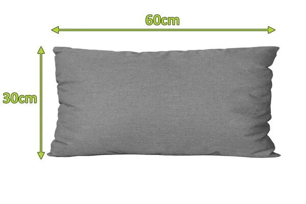 OUTFLEXX Deko-/Rückenkissen, Flanelle, Sunbrella, 30 X 60 Cm, Mit Reißverschluss 4 OUTFLEXX Deko-/Rückenkissen, Flanelle, Sunbrella, 30 X 60 Cm, Mit Reißverschluss – Bild 2
