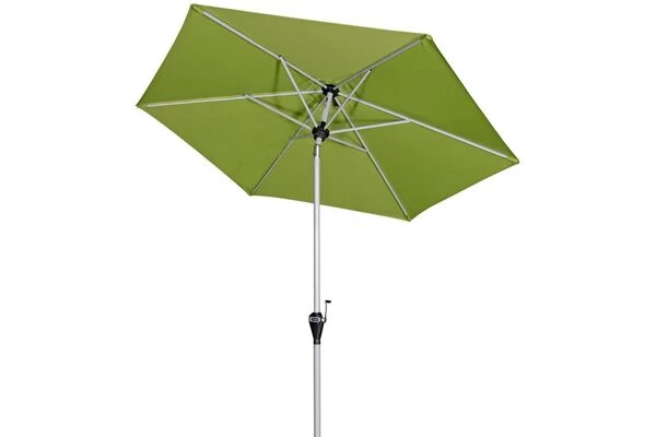 DOPPLER Active Auto Tilt Mittelstockschirm, Fresh Green, Aluminium/Textil, Ø210cm, Höhenverstellbar Knickbar, Mit Kurbel 4 DOPPLER Active Auto Tilt Mittelstockschirm, Fresh Green, Aluminium/Textil, Ø210cm, Höhenverstellbar Knickbar, Mit Kurbel – Bild 2