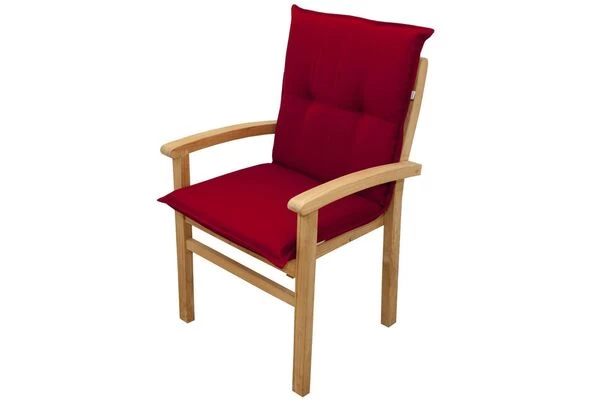 DOPPLER Stuhlauflage Niederlehner, Bordeaux, Dralon, 100x50x7cm, Mit DuPont Teflon Markenimprägnierung 4 DOPPLER Stuhlauflage Niederlehner, Bordeaux, Dralon, 100x50x7cm, Mit DuPont Teflon Markenimprägnierung – Bild 2