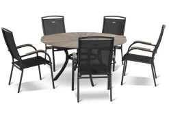 HARTMAN Provence Esstisch, Xerix/natur, Alu/Teak, Ø150cm, Inkl. Eiskühler -Warmer Garten 2 18676.jpg