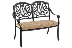 HARTMAN Amalfi 2-Sitzer Bank, Bronze, Alu-Guss, Inkl. Wendekissen 8 HARTMAN Amalfi 2-Sitzer Bank, Bronze, Alu-Guss, Inkl. Wendekissen -Warmer Garten 2 18951.jpg