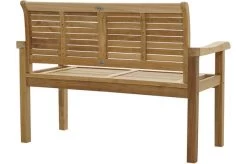 Ploß Zweisitzer Landhausbank York, Premium-Teak, Natur, 120x64x95 Cm -Warmer Garten 2 18981.jpg