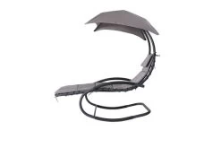 OUTFLEXX Schaukelsessel, Anthrazit Matt/schwarz, Stahl/Textilene, 176x115x187cm, Inkl. Polster 19 OUTFLEXX Schaukelsessel, Anthrazit Matt/schwarz, Stahl/Textilene, 176x115x187cm, Inkl. Polster -Warmer Garten 2 20393.jpg