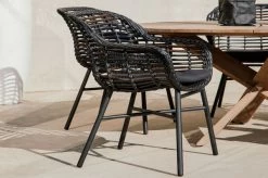 HARTMAN Cecilia Diningsessel, Schwarz, Alu / Polyrattan, 62 X 62 X 84 Cm -Warmer Garten 2 20444.jpg