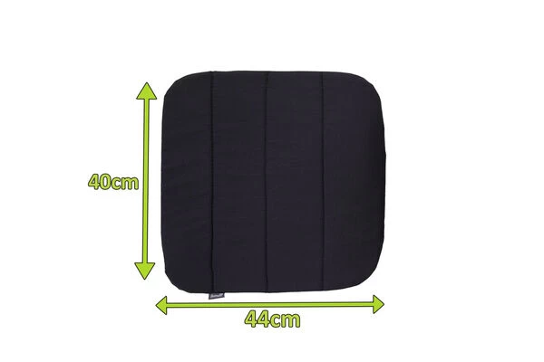 HARTMAN Cecilia Sitzkissen, Dark Grey, 100 % Acryl, 40 X 44 X 1 Cm 4 HARTMAN Cecilia Sitzkissen, Dark Grey, 100 % Acryl, 40 X 44 X 1 Cm – Bild 2