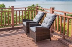 OUTFLEXX 2er Set Dining Sessel, Braun Marmoriert, Polyrattan, 55 X 65 X 112 Cm, Rücken Stufenlos Verstellbar -Warmer Garten 2 20662.jpg