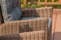 OUTFLEXX 2er Set Dining Sessel, Hellbraun, Polyrattan, 55 X 65 X 112 Cm, Rücken Stufenlos Verstellbar -Warmer Garten 2 20678.jpg