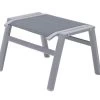 OUTFLEXX Hocker, Silber/grau, Alu/Textilene, 49x55x37cm