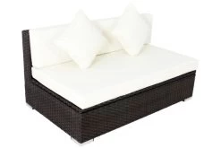 OUTFLEXX 2-Sitzer Mittelelement, Braun, Polyrattan, 140x85x70cm, Inkl. Polster, Wasserfeste Kissenbox -Warmer Garten 2 2393 16 BOX.jpg