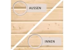 KARIBU Gartenhaus Kastorf 6, Naturbelassen, Fichtenholz 28mm, 612 X 274 X 222 Cm, Flachdach, Anbau 3,2m -Warmer Garten 30467 1 04.jpg