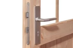 KARIBU Gartenhaus Kastorf6 , Terragrau, Fichtenholz 28mm, 612 X 274 X 222 Cm, Flachdach, Anbau 3,2m Mit Rückwand -Warmer Garten 30468 2 03.jpg