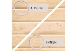 KARIBU Gartenhaus Radeburg 1, Naturbelassen, Fichtenholz 40mm, 664 X 309 X 229,5 Cm, Pultdach, Anbau 3,3m Mit Rückwand -Warmer Garten 30475 1 04.jpg