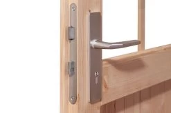 KARIBU Gartenhaus Radeburg 2, Terragrau, Fichtenholz 40mm, 406 X 309 X 229,5 Cm, Pultdach, Inkl. 2 Drehkippfenster -Warmer Garten 30476 2 03.jpg