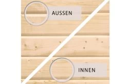 KARIBU Gartenhaus Radeburg 3, Naturbelassen, Fichtenholz 40mm, 406 X 369 X 229,5 Cm, Pultdach, Inkl. 2 Drehkippfenster 18 KARIBU Gartenhaus Radeburg 3, Naturbelassen, Fichtenholz 40mm, 406 X 369 X 229,5 Cm, Pultdach, Inkl. 2 Drehkippfenster -Warmer Garten 30476 3 06.jpg