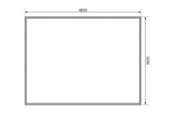 KARIBU Gartenhaus Radeburg 4, Naturbelassen, Fichtenholz 40mm, 528 X 368 X 231 Cm, Flachdach, Inkl. 2 Drehkippfenster -Warmer Garten 30476 5 08.jpg