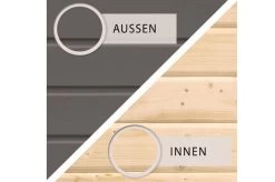 KARIBU Gartenhaus Radeburg 2, Terragrau, Fichtenholz 40mm, 724 X 309 X 229,5 Cm, Pultdach, Anbau 3,3m -Warmer Garten 30477 2 04.jpg