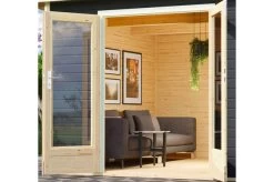 KARIBU Gartenhaus Radeburg 2, Terragrau, Fichtenholz 40mm, 724 X 309 X 229,5 Cm, Pultdach, Anbau 3,3m Mit Rückwand 15 KARIBU Gartenhaus Radeburg 2, Terragrau, Fichtenholz 40mm, 724 X 309 X 229,5 Cm, Pultdach, Anbau 3,3m Mit Rückwand -Warmer Garten 30478 2 03.jpg