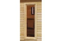 KARIBU Gartenhaus Radeburg 3, Naturbelassen, Fichtenholz 40mm, 724 X 369 X 229,5 Cm, Pultdach, Anbau 3,3m Mit Rückwand -Warmer Garten 30480 1 04.jpg