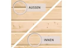 KARIBU Terrassenhaus Radeburg 5, Naturbelassen, Fichtenholz 38mm, 560 X 368 X 254 Cm, Flachdach -Warmer Garten 30482 1 07.jpg